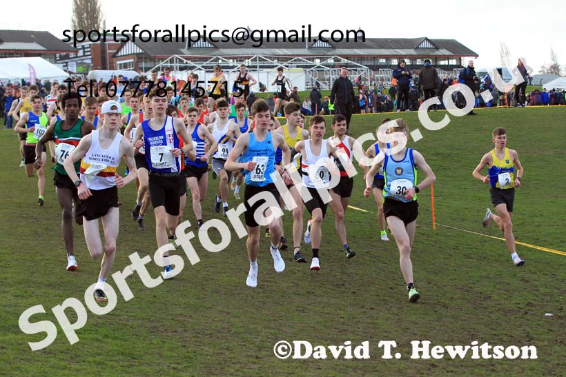 Mens under-20s 2022 Northern Cross Country Champs., Pontefract. Photo: David T. Hewitson/Sports for All Pics